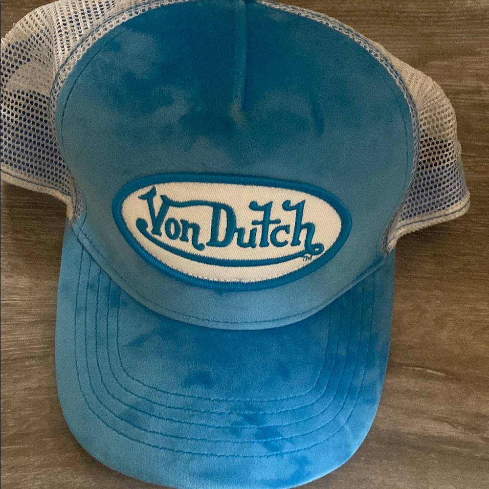 Von Dutch Sky Blue Mesh Cap